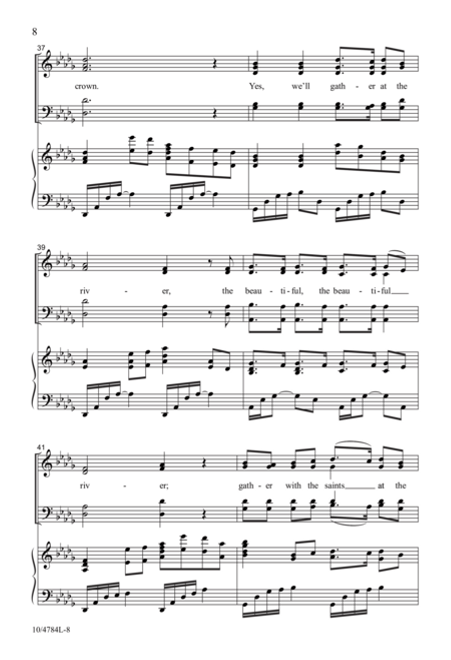 Shall We Gather at the River? Shall We Gather at the River? 4-Part scores gallery preview page 8