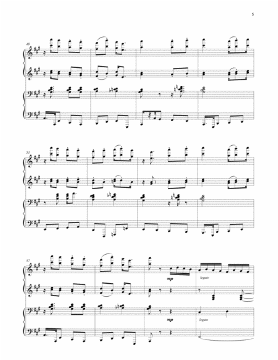 Turkish March Piano scores gallery preview page 5