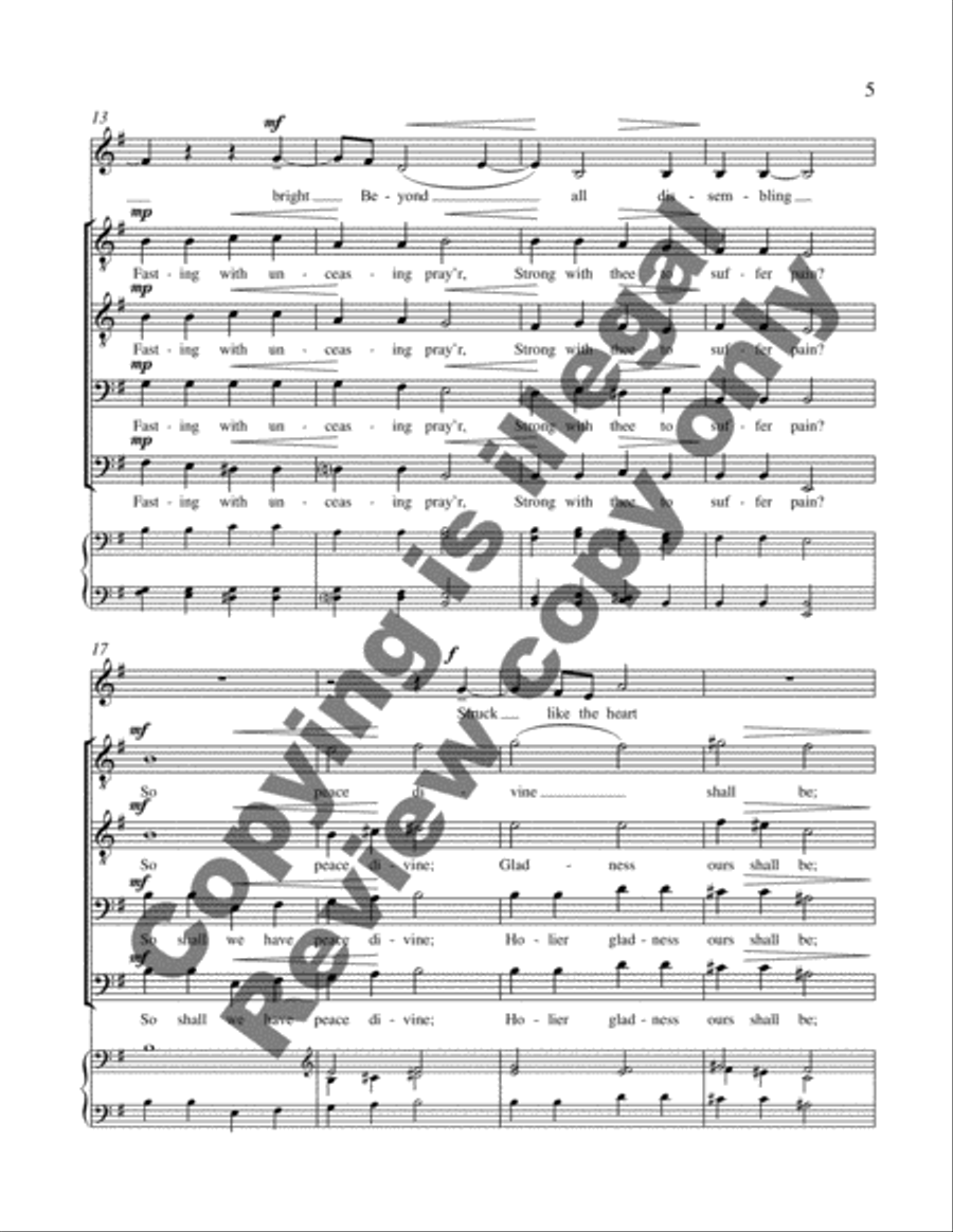 The Chord TTBB scores gallery preview page 4
