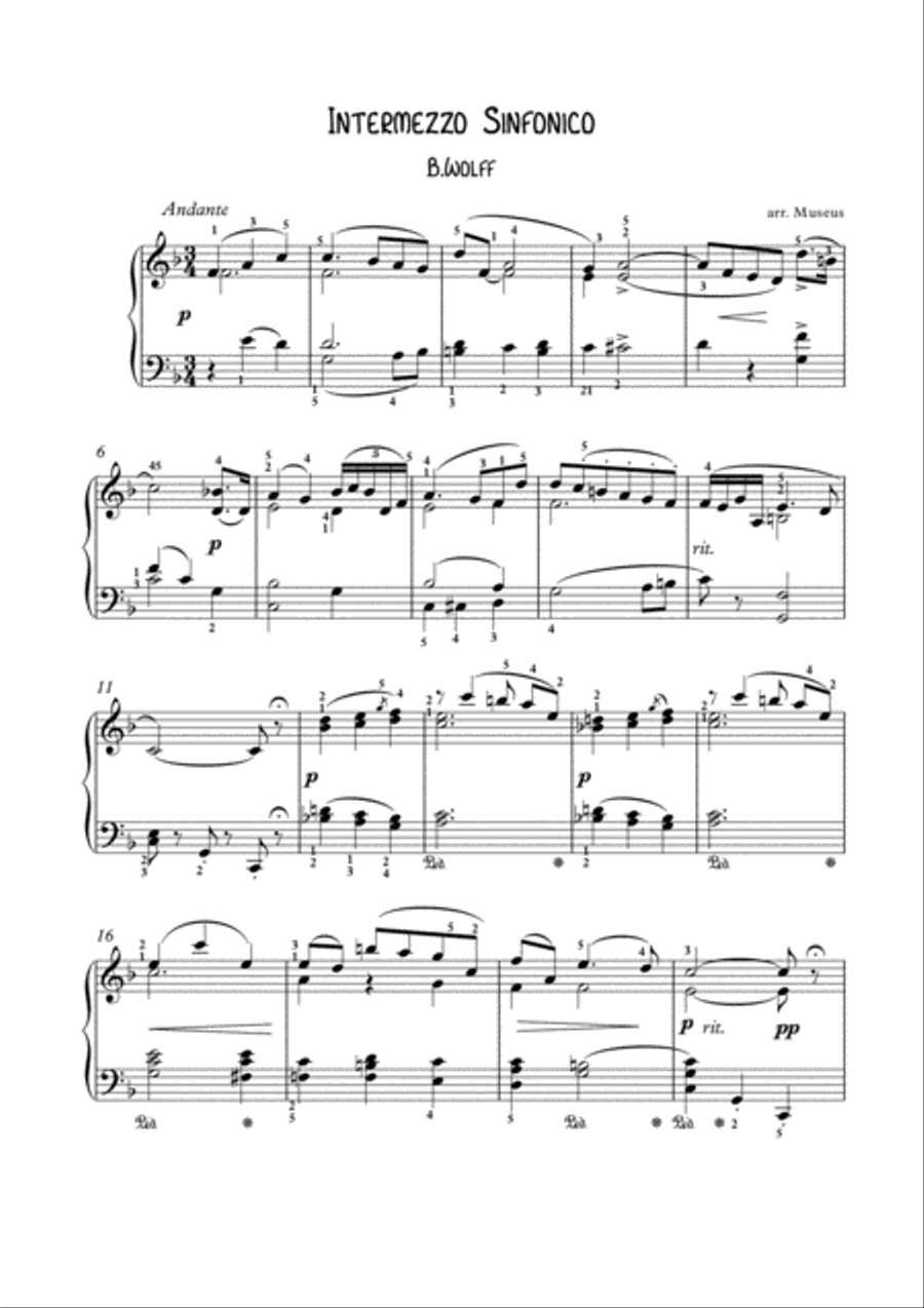 Masterpieces for solo piano 10 by Wolff Piano Solo scores gallery preview page 2