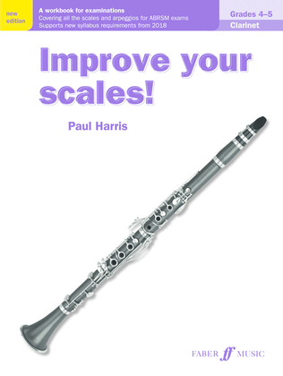 Book cover for Improve Your Scales! Clarinet Grades 4-5