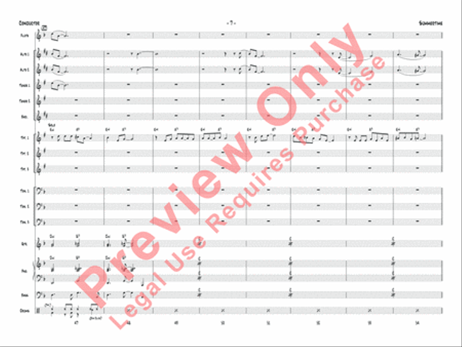 Summertime (score only) Jazz Ensemble scores gallery preview page 10