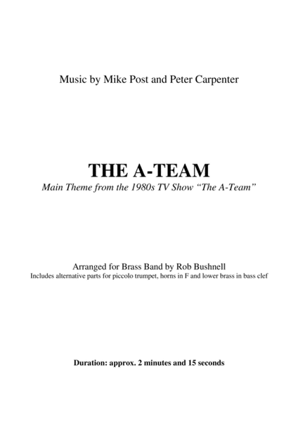 Theme From "the A Team" image number null