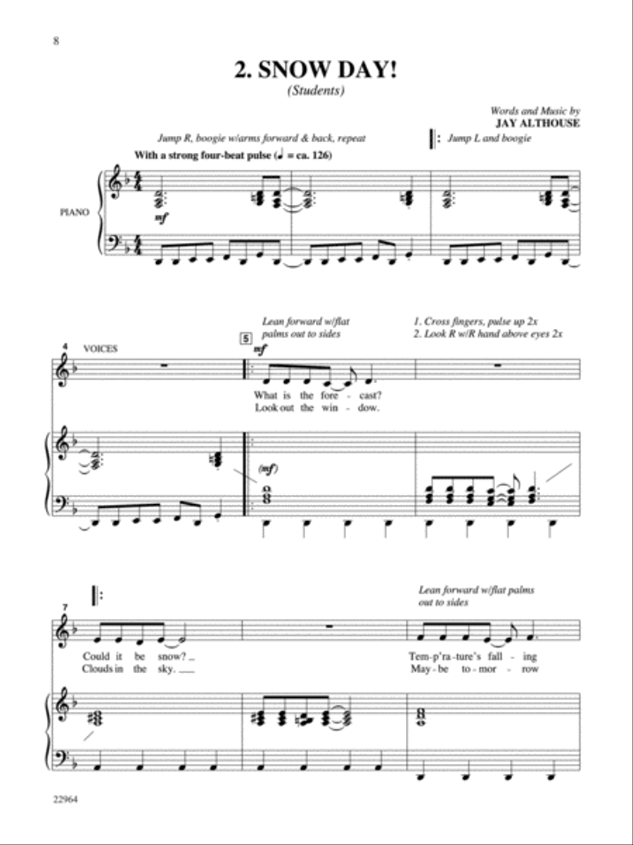 The Big Chill - Teacher's Handbook Unison Choir scores gallery preview page 12