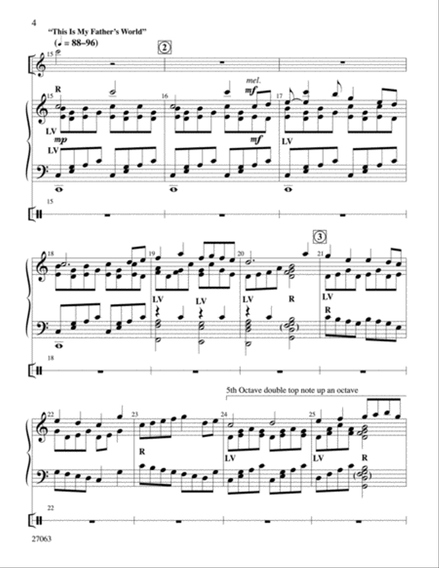 All Nature Sings Handbell Choir scores gallery preview page 4