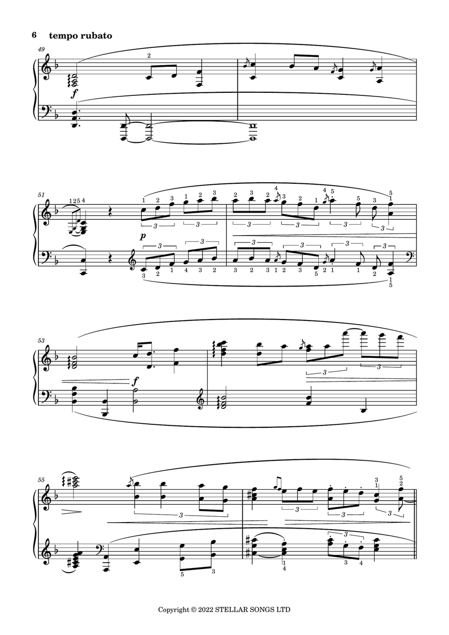 Ego Death Piano Solo scores gallery preview page 6