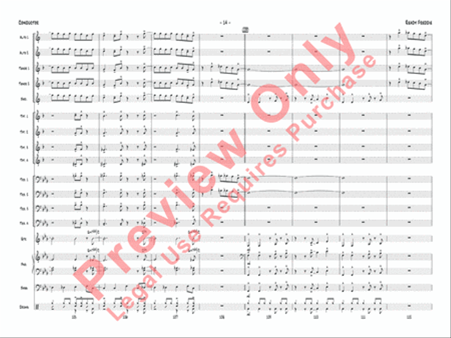 Ready Freddie Ready Freddie Jazz Ensemble scores gallery preview page 17