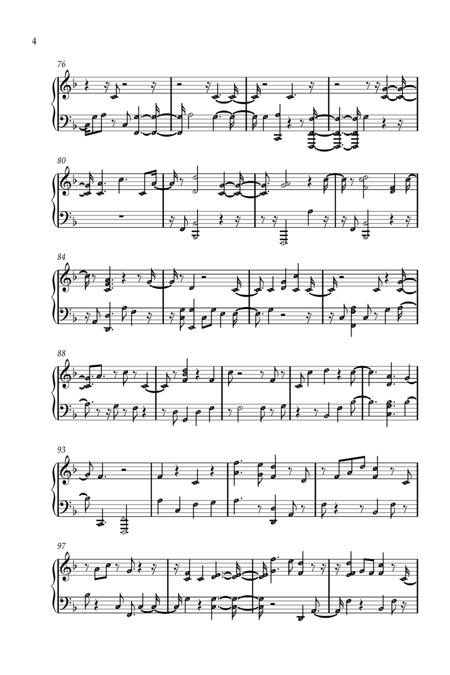 Man Of Sorrows Man Of Sorrows Easy Piano scores gallery preview page 4