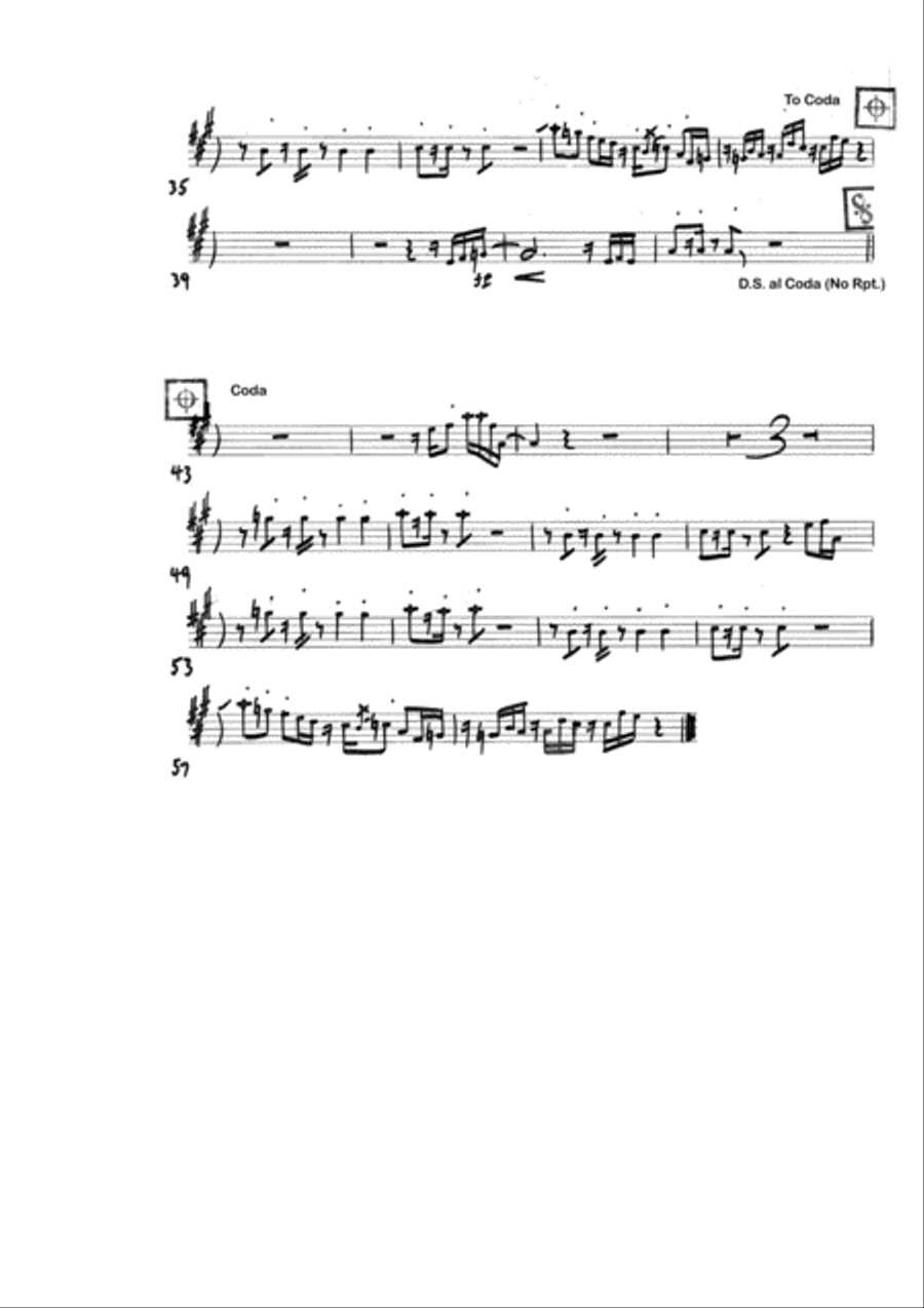 Do Like You Tenor Saxophone scores gallery preview page 2