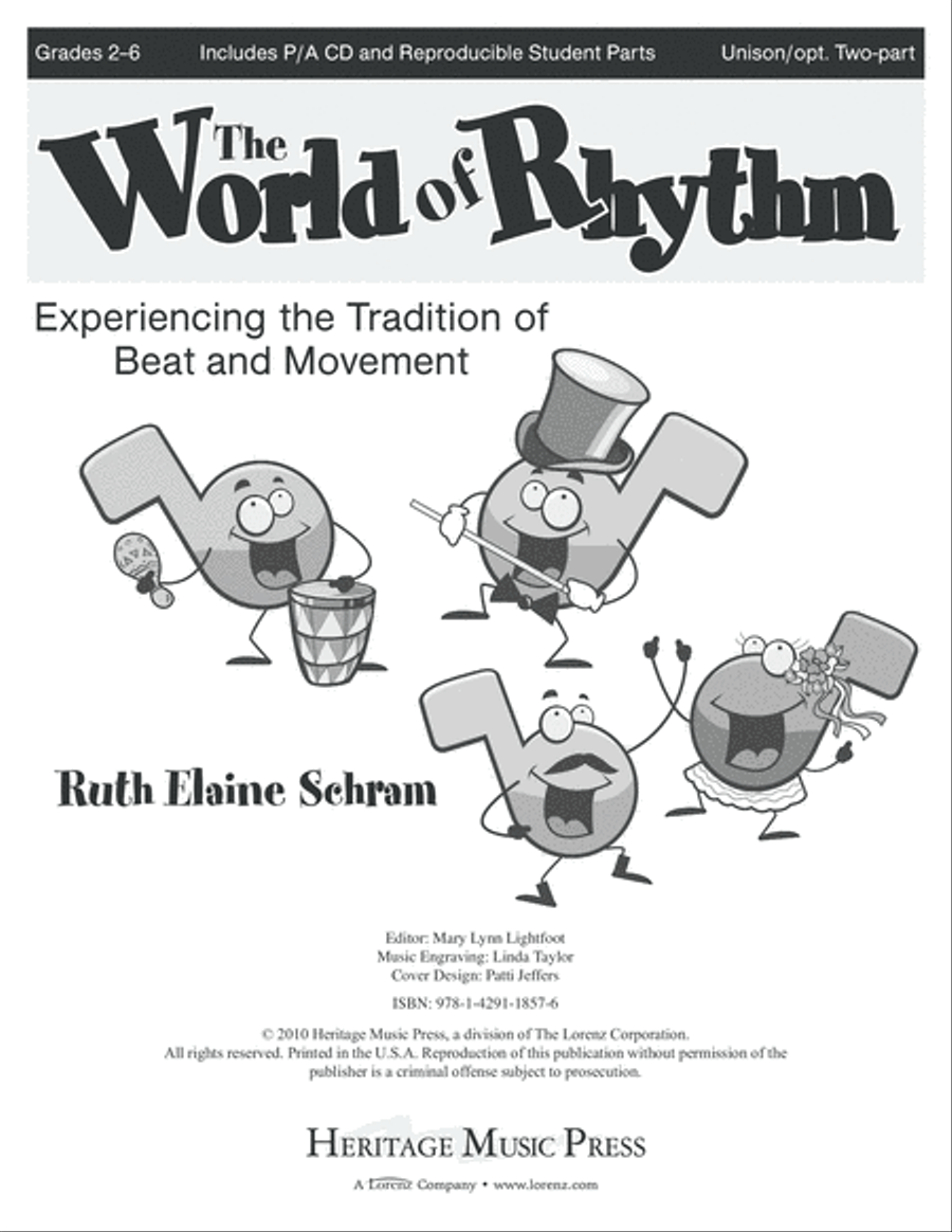 The World of Rhythm Unison Choir scores gallery preview page 2