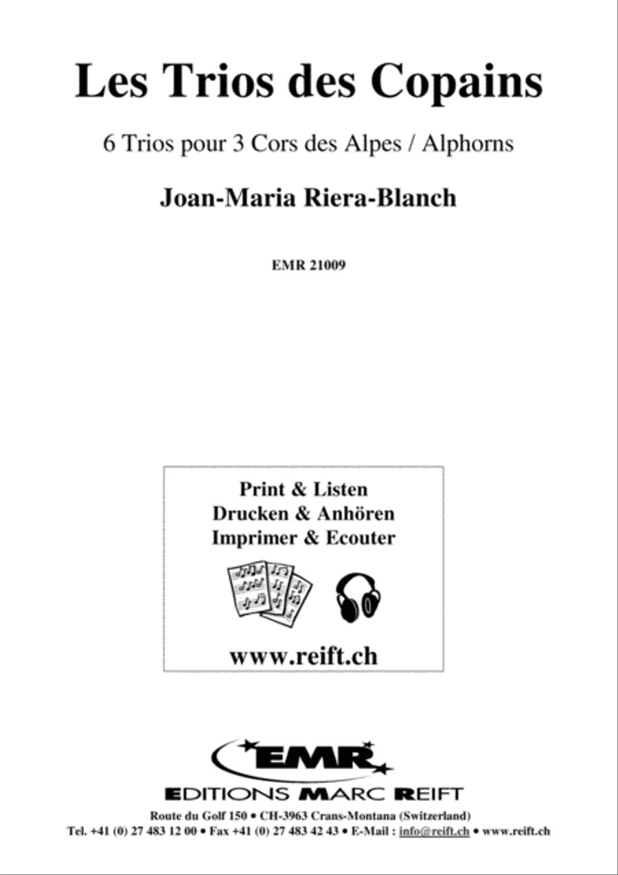 Les Trios des Copains Alphorn scores gallery preview page 2