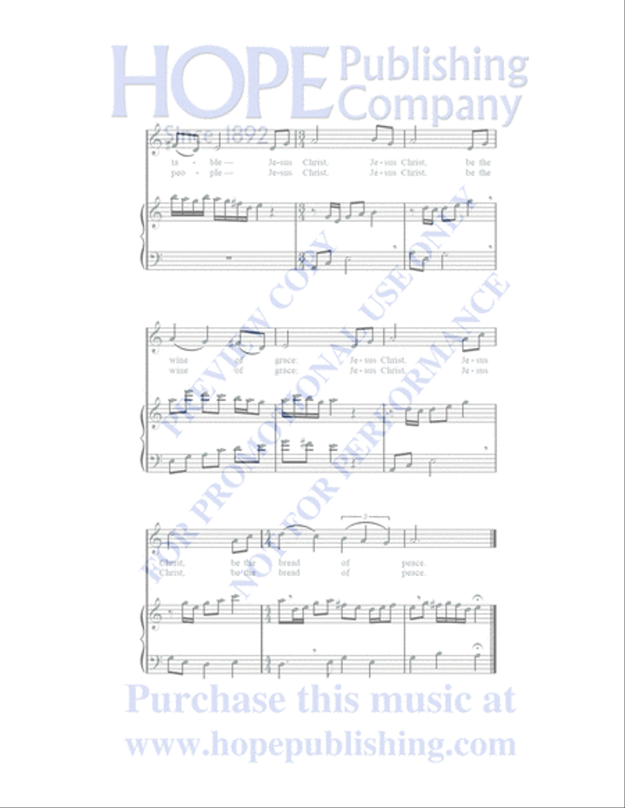 A Place at the Table A Place at the Table Choir scores gallery preview page 67