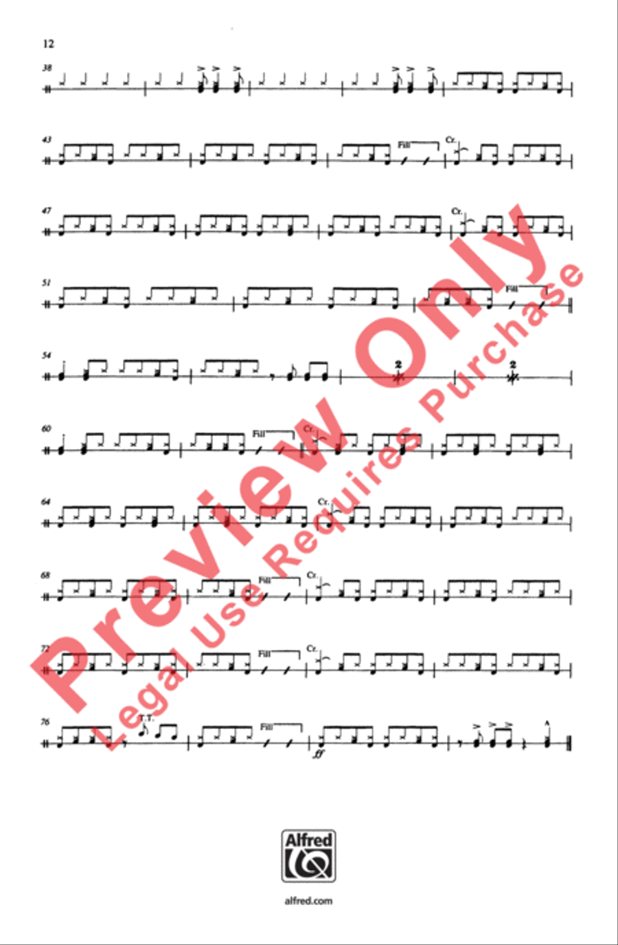 Joy to the World (Jeremiah Was a Bullfrog) 4-Part scores gallery preview page 12