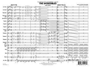 The Incredibles (arr. Paul Murtha) - Full Score