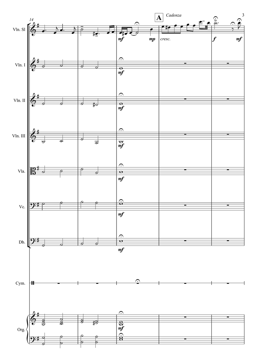 Dolorium String Orchestra scores gallery preview page 4