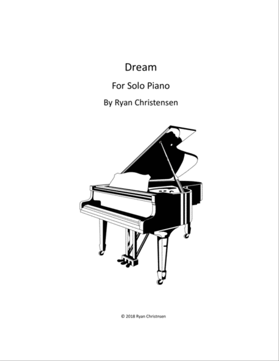 Dream for Solo Piano Piano Method scores gallery preview page 1