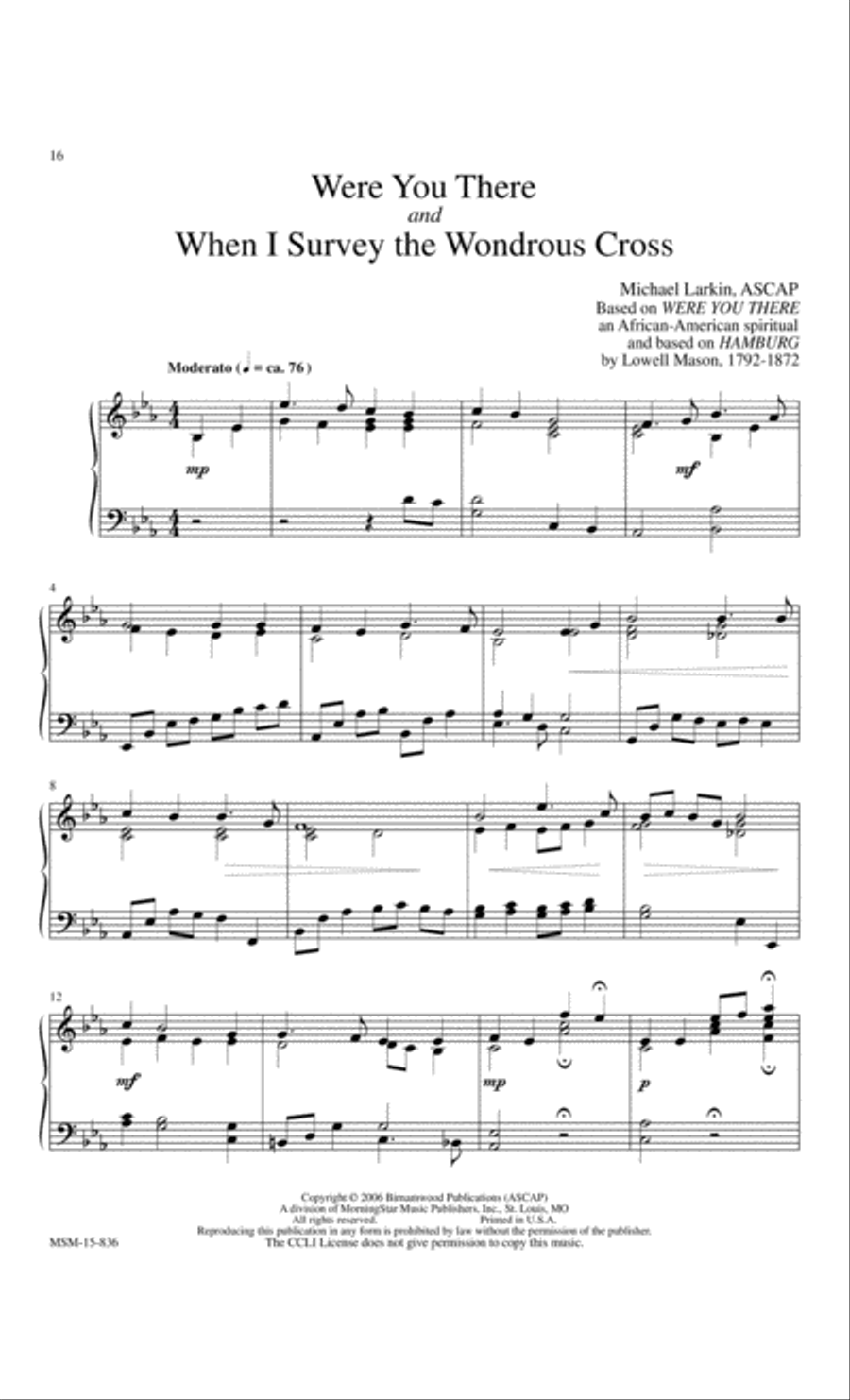 Simple Gifts Piano Solo scores gallery preview page 10