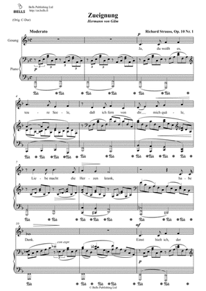 Zueignung, Op. 10 No. 1 (F Major)
