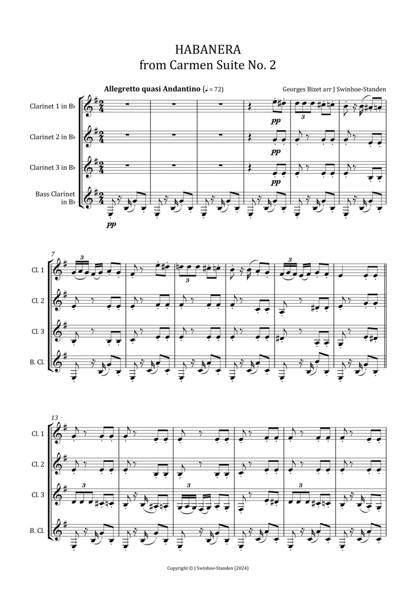Habanera from Carmen Suite No. 2