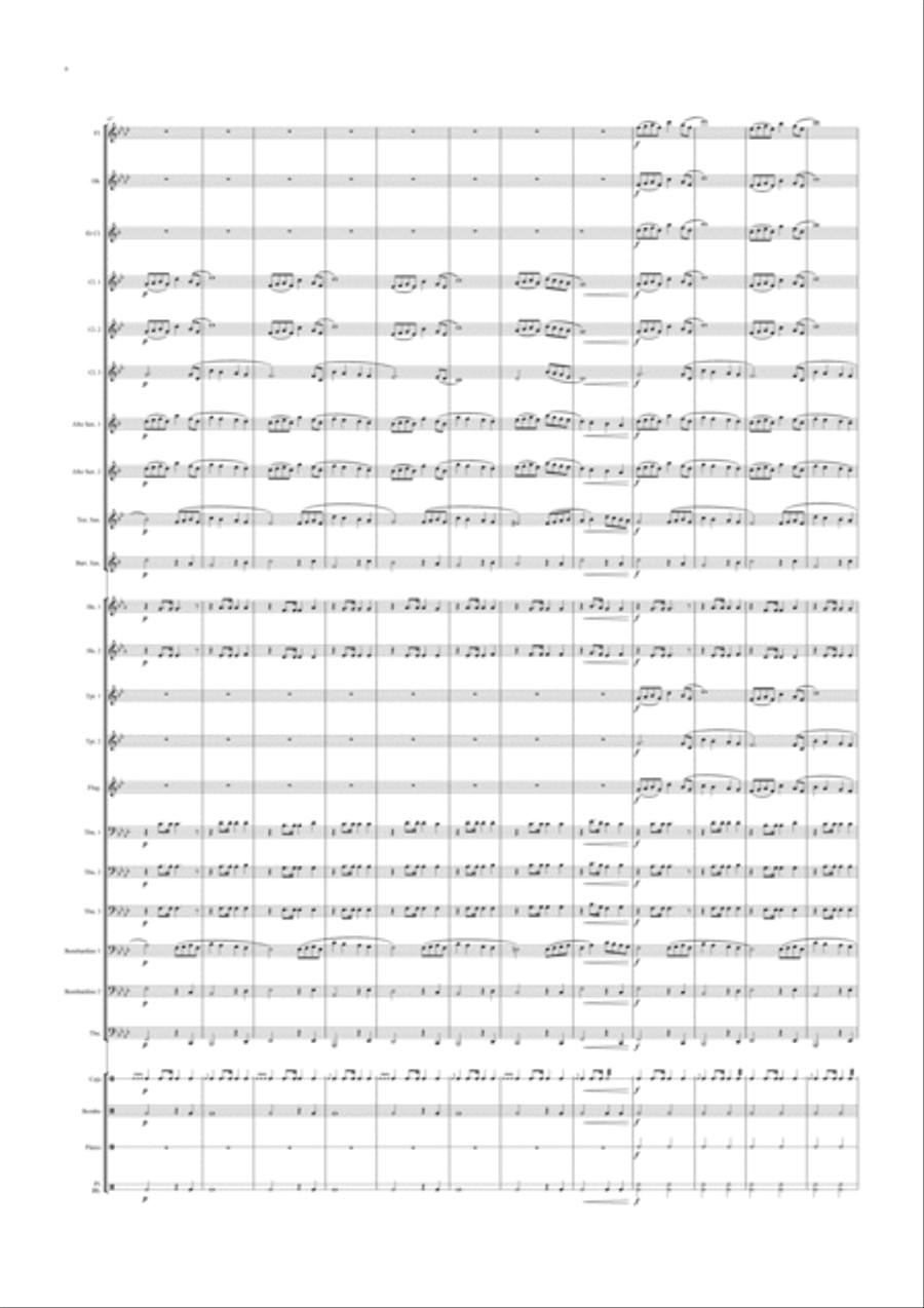 Dolor en San Sebastián Dolor en San Sebastián Concert Band scores gallery preview page 6