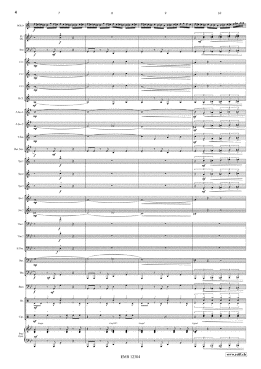 Swingair Bumble Bee Concert Band scores gallery preview page 5