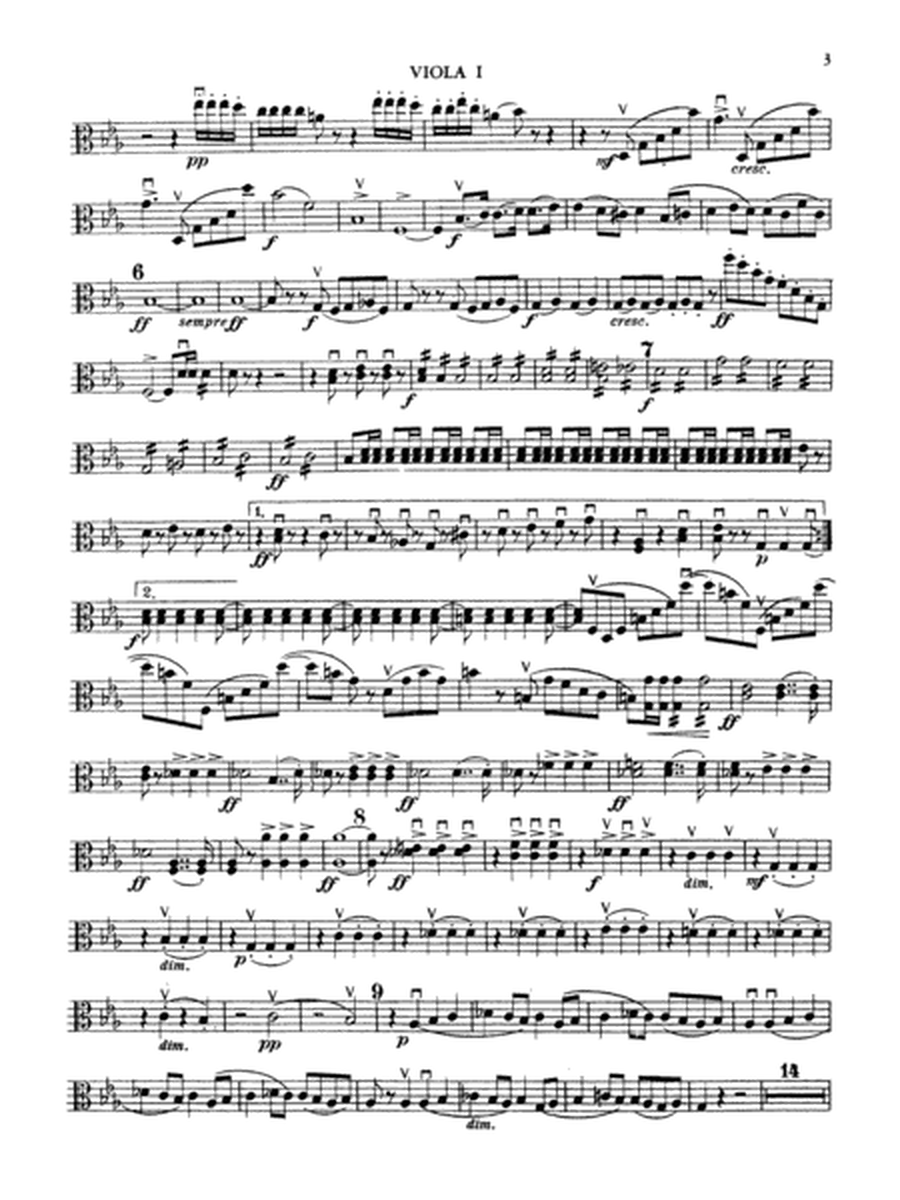 String Octet in E-Flat Major, Op. 20: Viola