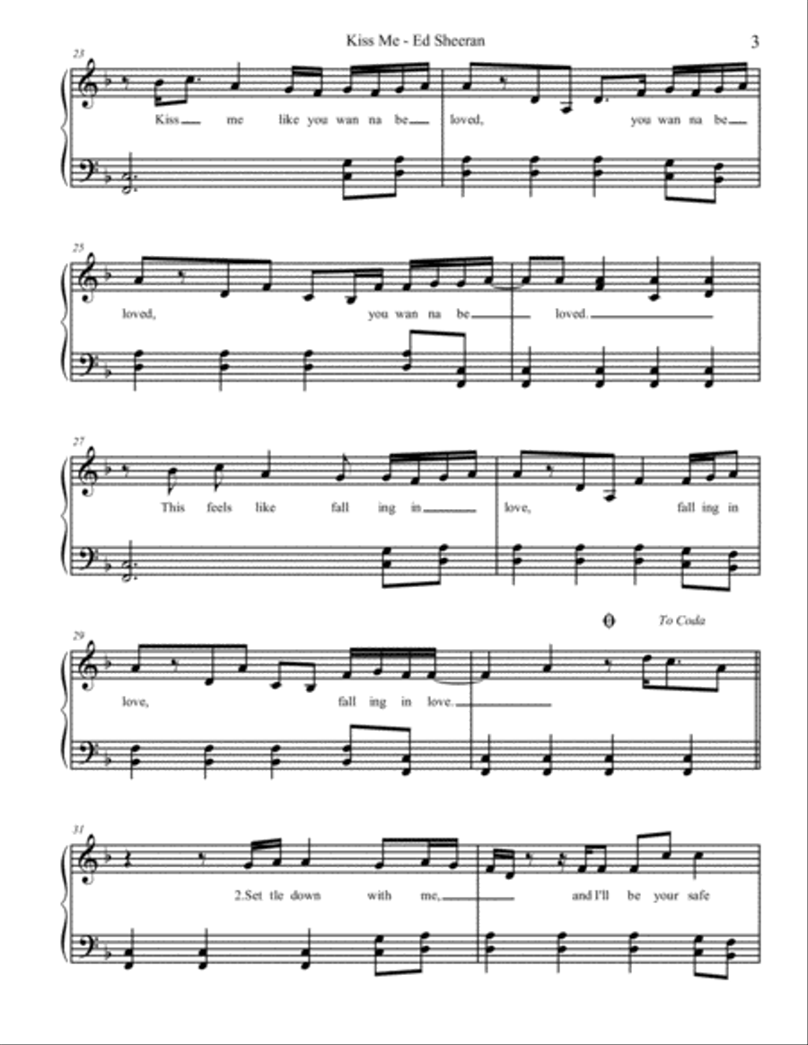 Kiss Me Kiss Me Small Ensemble scores gallery preview page 3