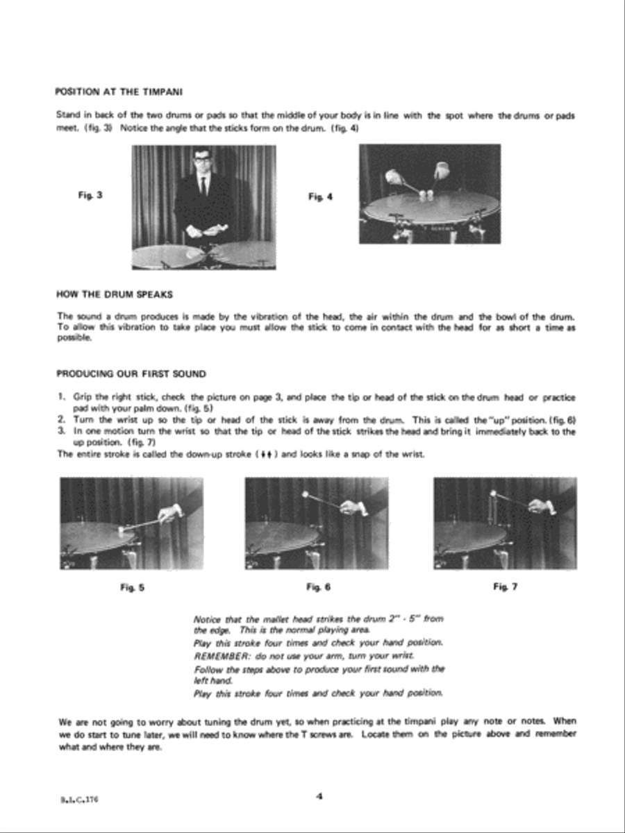 Student Instrumental Course Timpani Student