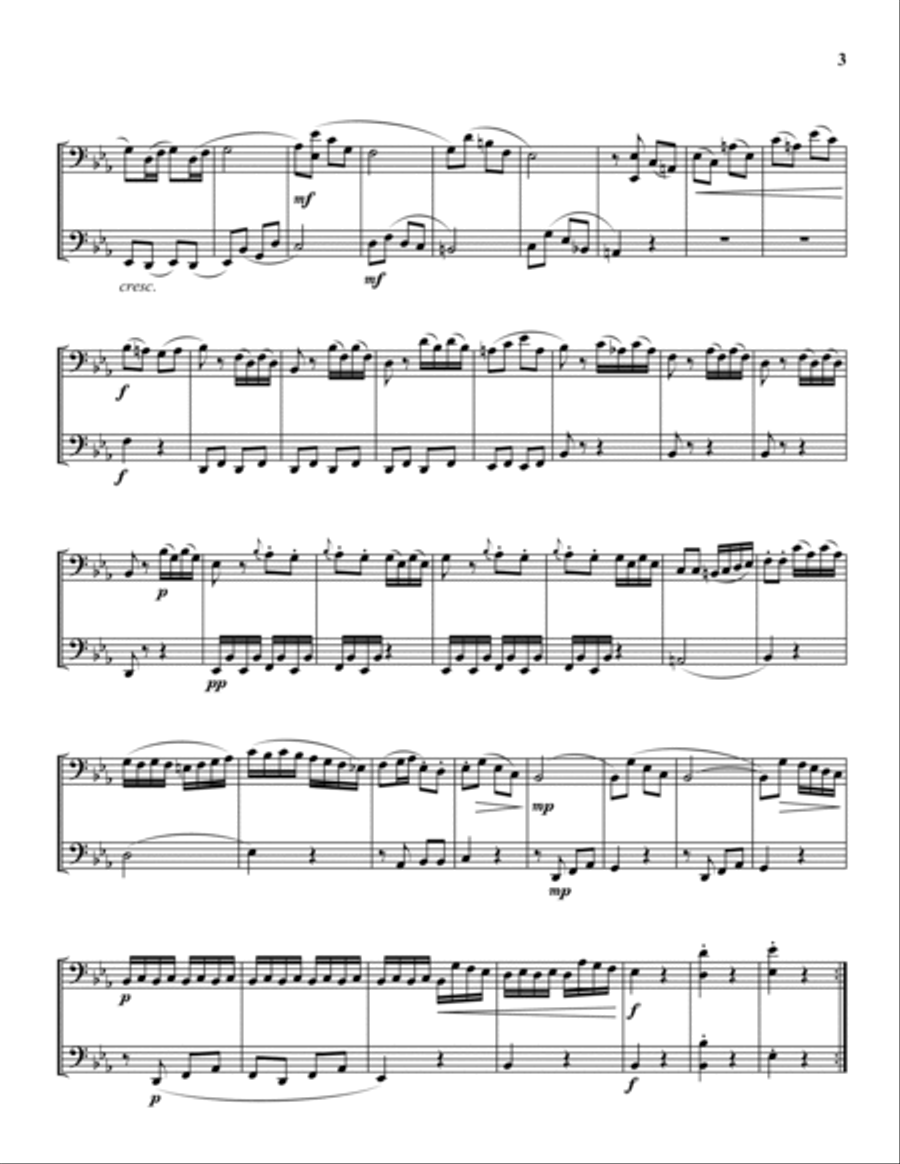 Duets for Low Brass Brass Duet scores gallery preview page 5