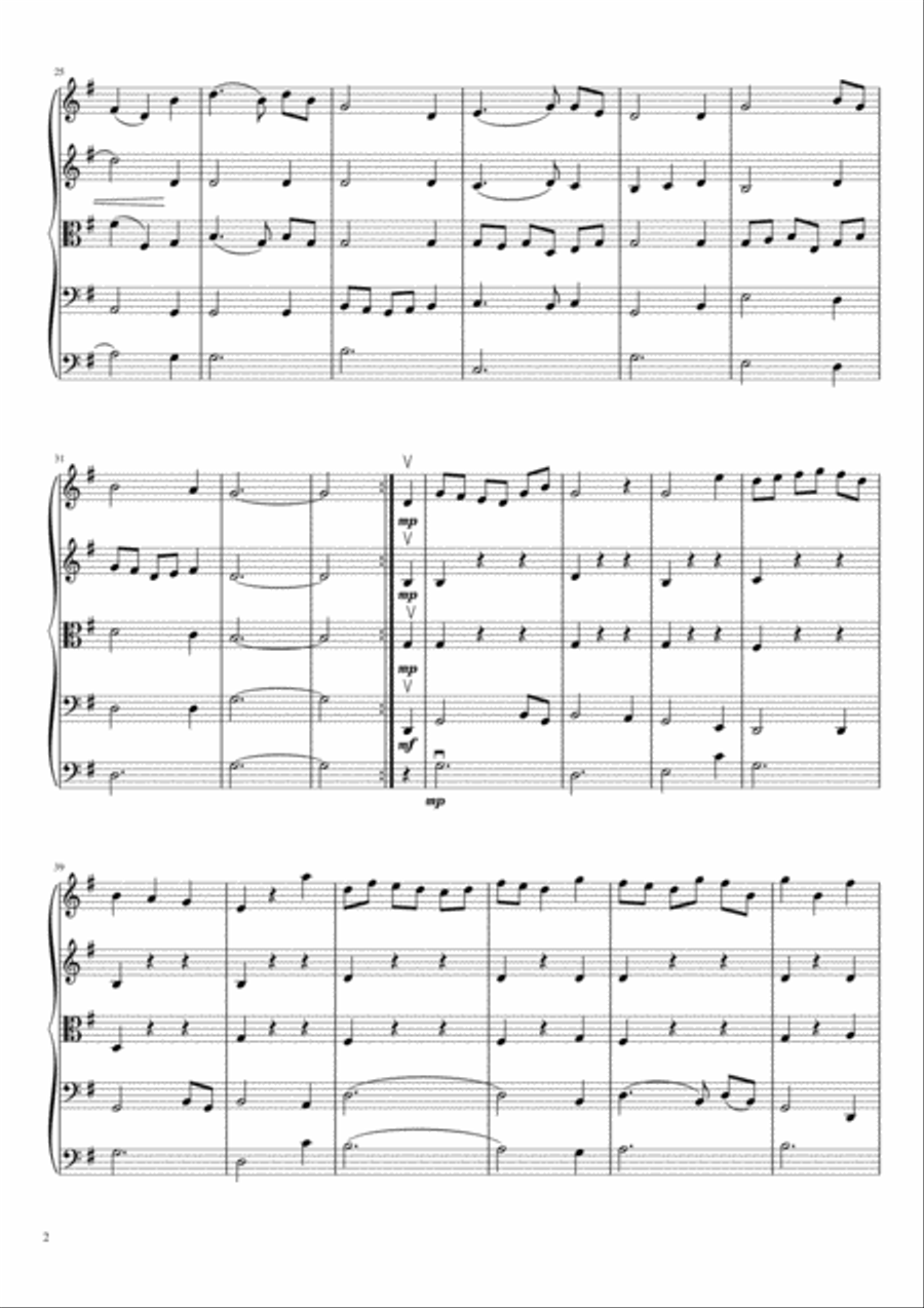 Amazing Grace Amazing Grace String Orchestra scores gallery preview page 3