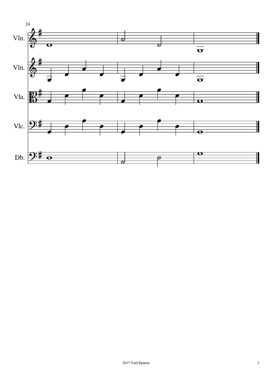 Open-string Symphony: Easy ensemble pieces on open strings (Volume 1) String Trio scores gallery preview page 6