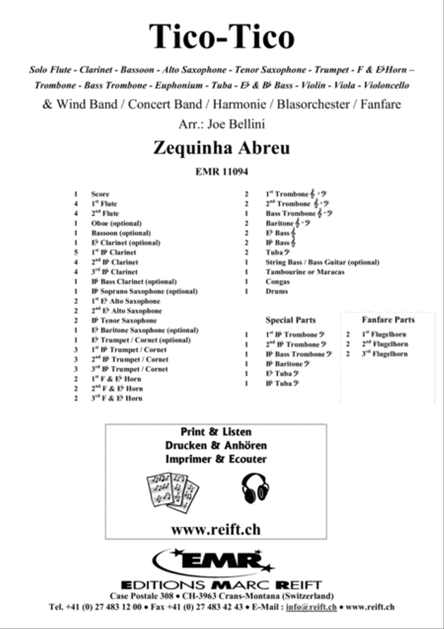 Tico-Tico Concert Band scores gallery preview page 2