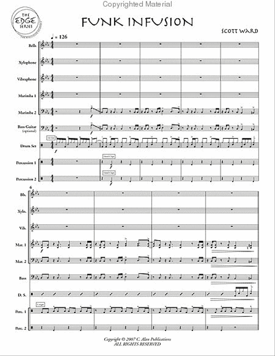 Funk Infusion Funk Infusion Percussion Ensemble scores gallery preview page 2