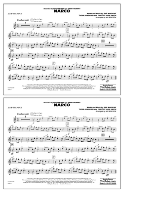 Book cover for Narco (arr. Jay Bocook) - 2nd Bb Trumpet