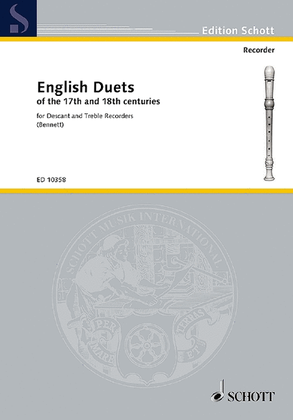 Book cover for English Duets of the 17th and 18th Centuries