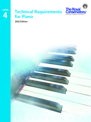 Book cover for Technical Requirements for Piano Level 4