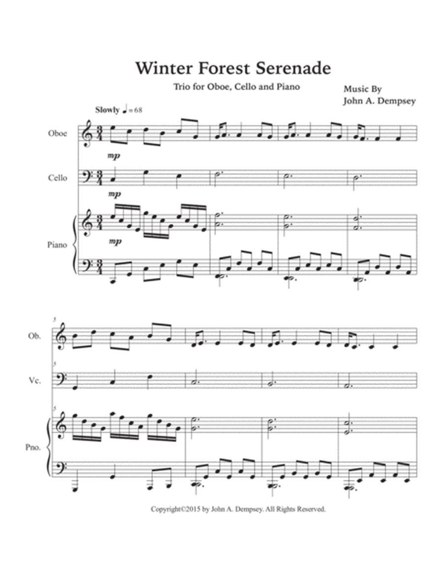 Winter Forest Serenade (Trio for Oboe, Cello and Piano) image number null