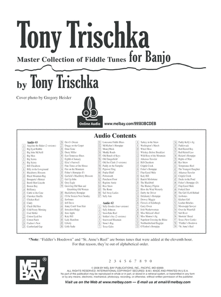 Tony Trischka Master Collection of Fiddle Tunes for Banjo image number null