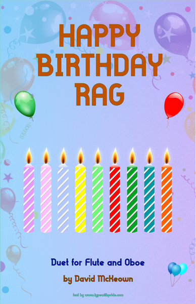 Happy Birthday Rag, for Flute and Oboe Duet