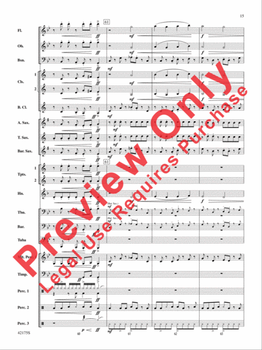 Hyperdrive Concert Band scores gallery preview page 15