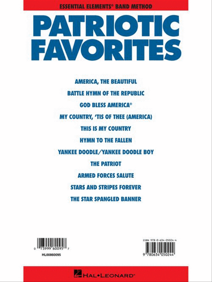 Patriotic Favorites Concert Band Methods scores gallery preview page 5