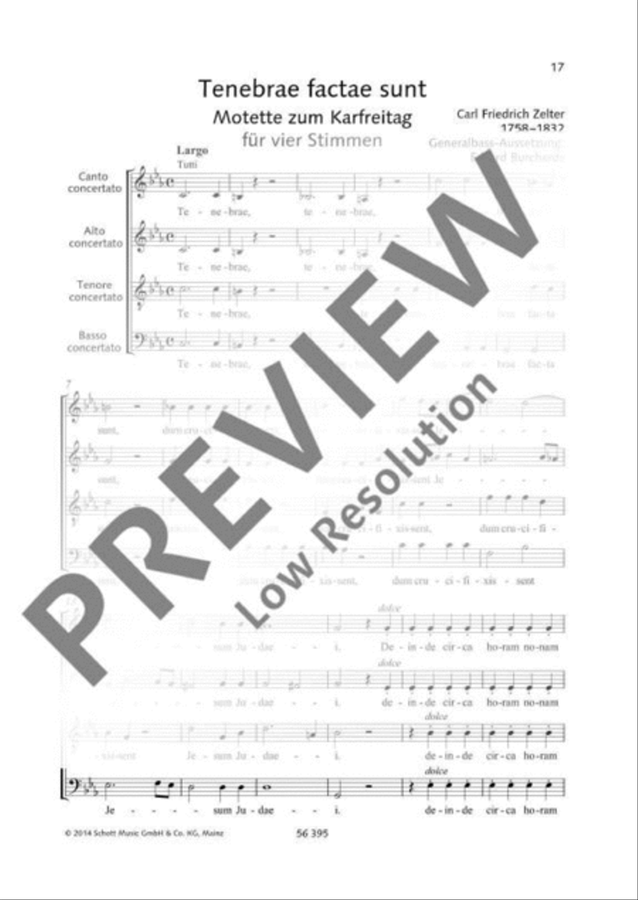 Two Motets 4-Part scores gallery preview page 18