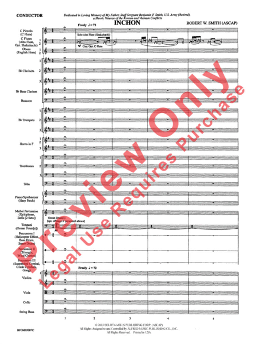 Inchon Full Orchestra scores gallery preview page 6