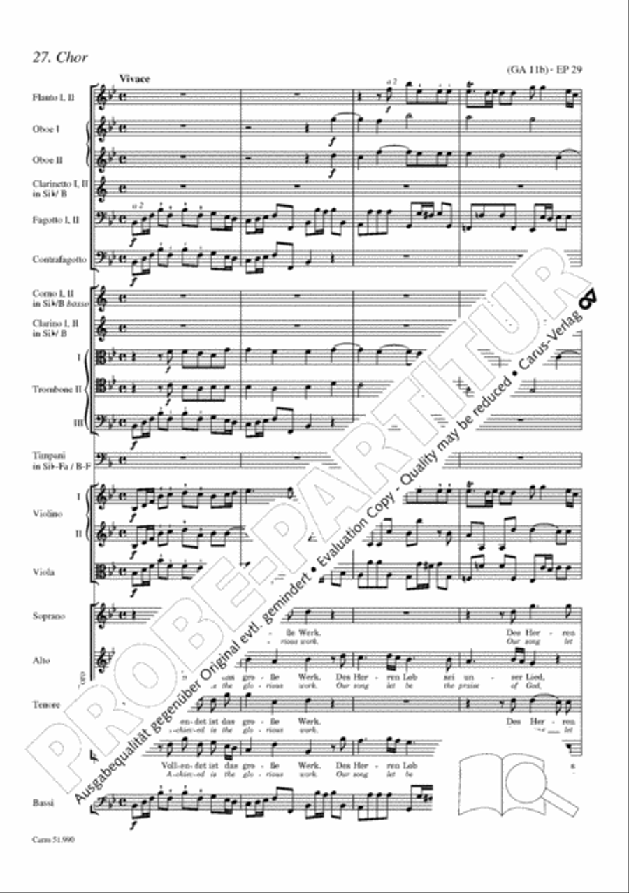 The Creation (Die Schopfung) 4-Part scores gallery preview page 235