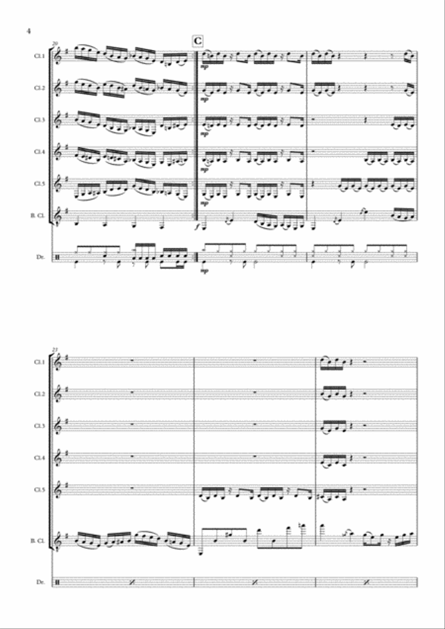 R u tall king tummy? R u tall king tummy? Small Ensemble scores gallery preview page 5