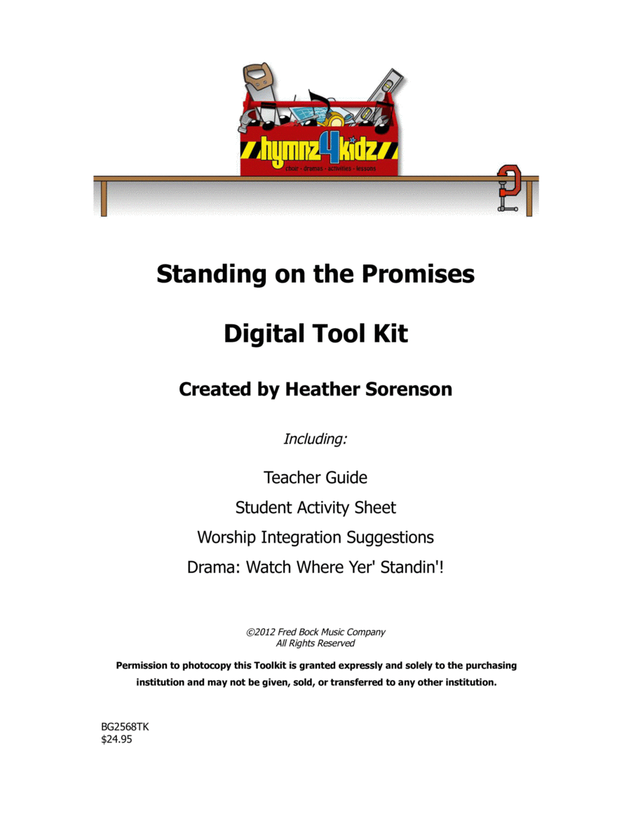 Standing On The Promises Choir scores gallery preview page 1