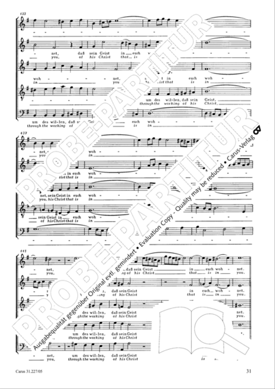 Jesu, my salvation (Jesu, thou my pleasure) SSATB scores gallery preview page 32
