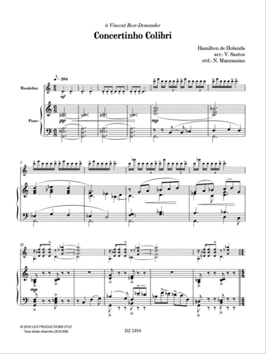 Andante Andante Guitar Ensemble scores gallery preview page 2