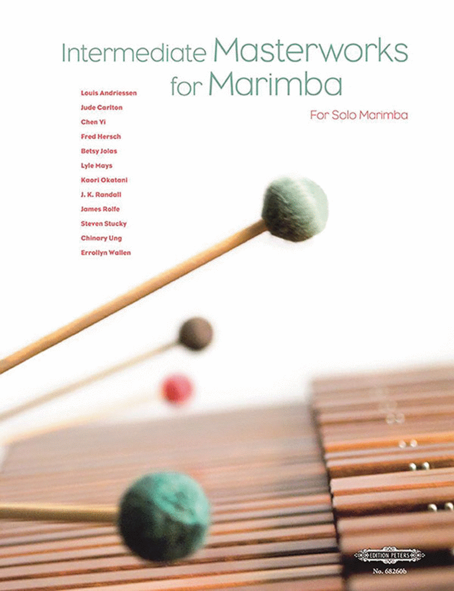Intermediate Masterworks for Marimba, Volume 2 Marimba scores gallery preview page 1
