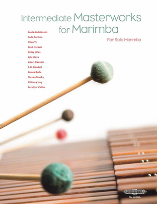 Book cover for Intermediate Masterworks for Marimba, Volume 2